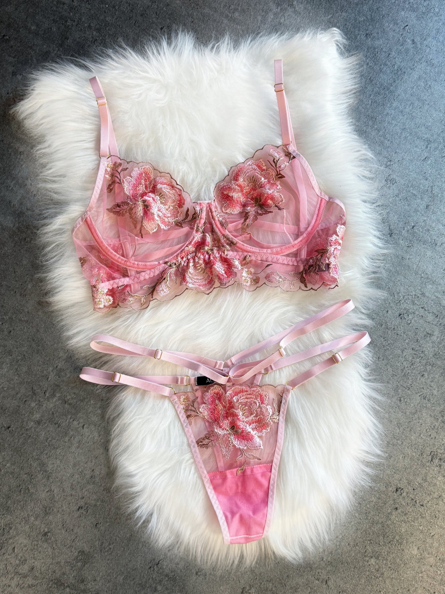 ROSE SET | komplet z przepięknej koronki