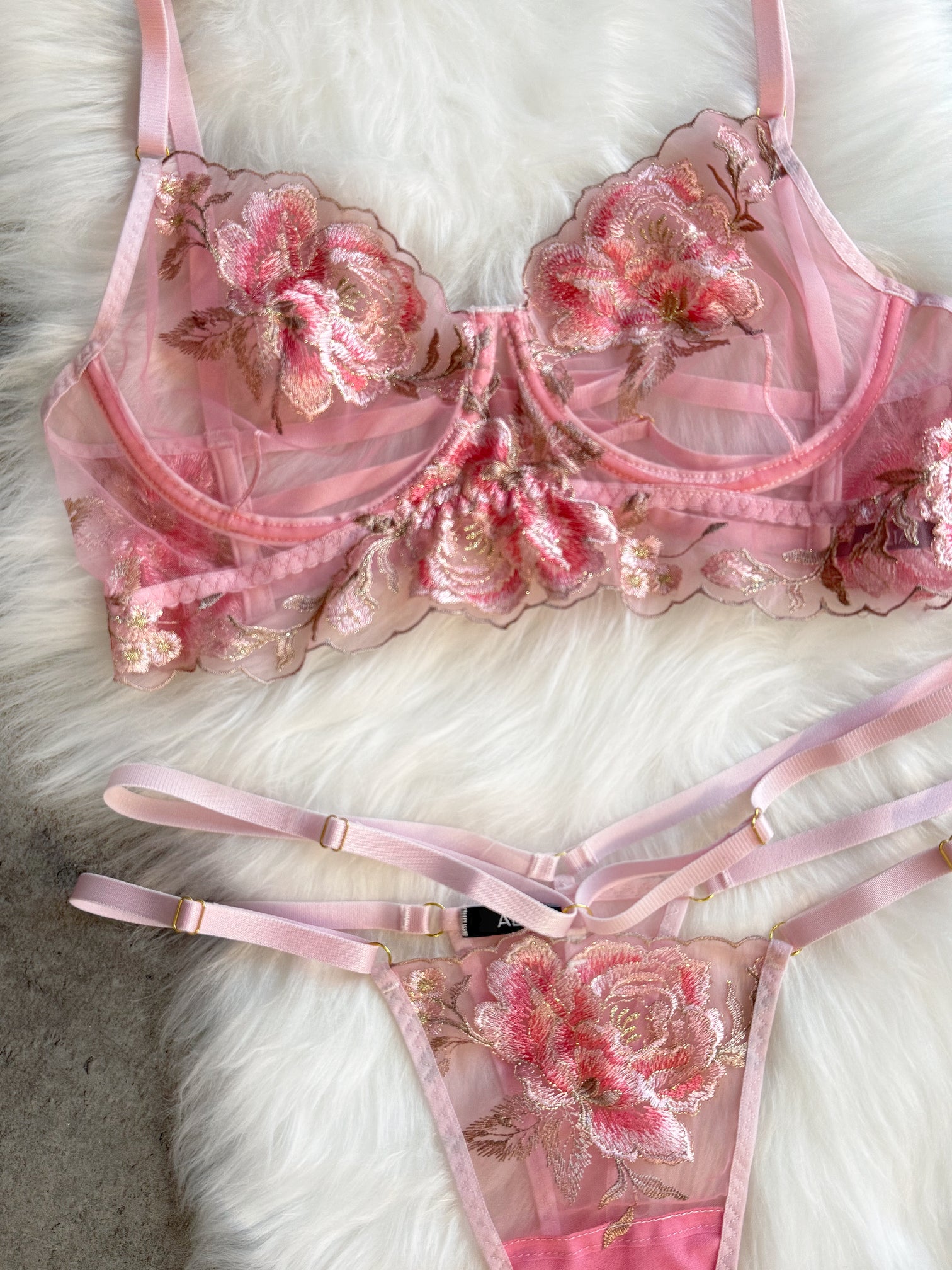 ROSE SET | komplet z przepięknej koronki