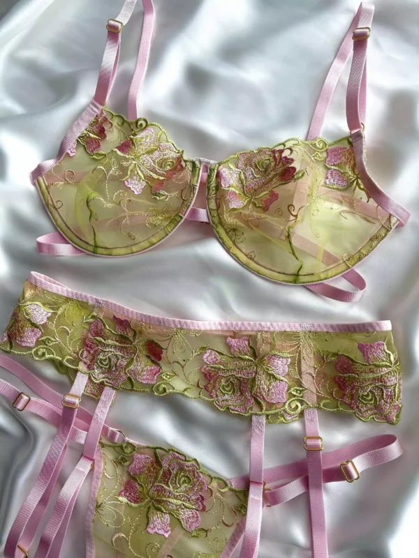 FLORA SET | przepiękny koronkowy zestaw