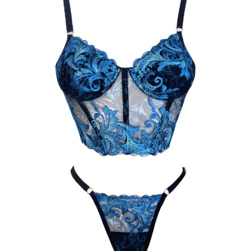 zestaw ELVIRA | gorset i stringi