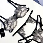 TIARA SET | koronkowy zestaw z pasem