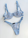BABY BLUE SET | niebieski koronkowy komplecik